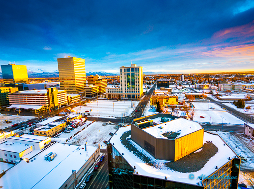 Anchorage from Drone View