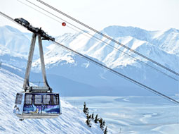 Mt. Alyeska Tram in Winter